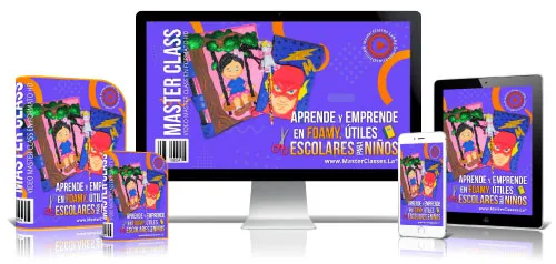 APRENDE Y EMPRENDE EN FOAMY, ÚTILES ESCOLARES PARA NIÑOS